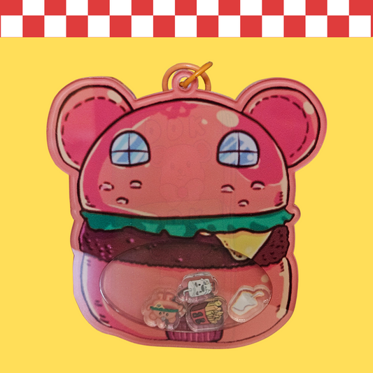 Burger Buns restaurant and friends shaker charm