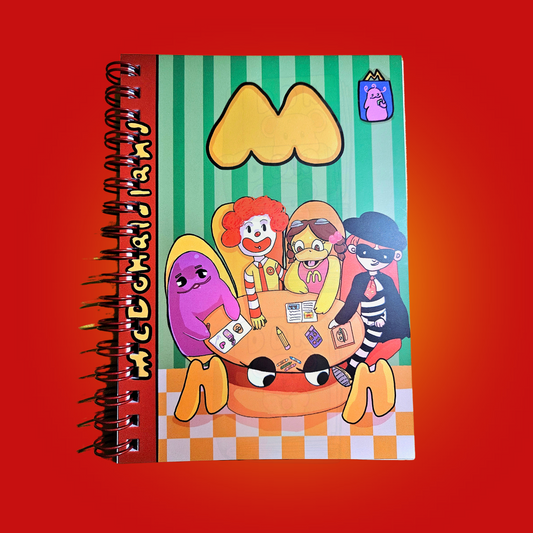 Mackies friends notebook (McDonaldland inspired)