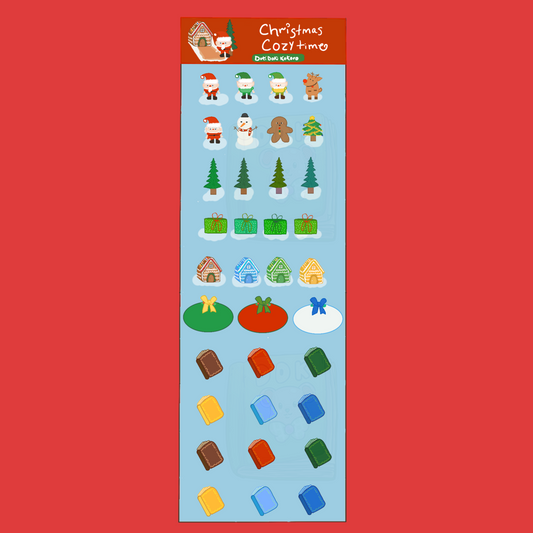 Christmas Cozy Time (LIMITED EDITION) sticker sheet